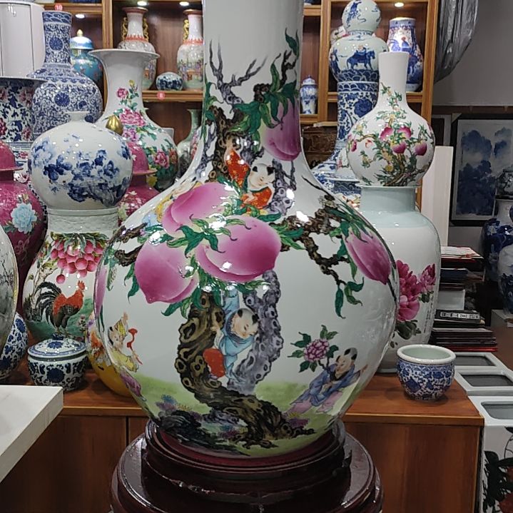 瓷片景德镇陶瓷花瓶子子
