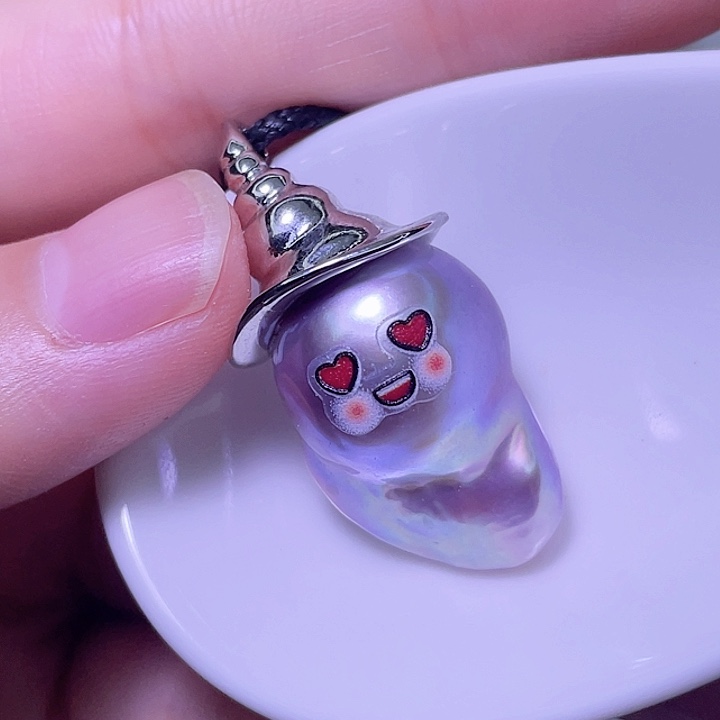 淡水珍珠合金颈饰02