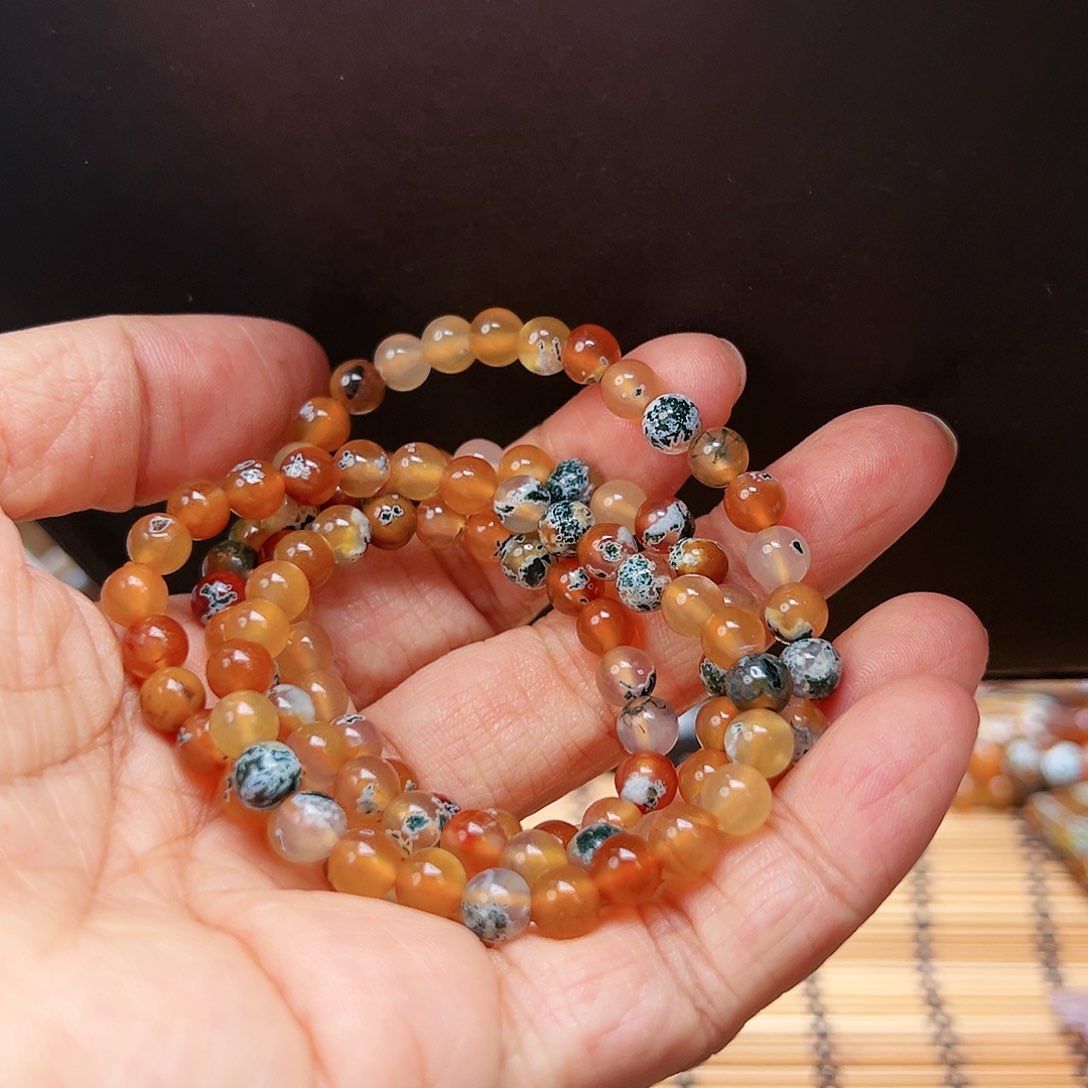 未镶嵌玛瑙/玉髓珠宝半成品