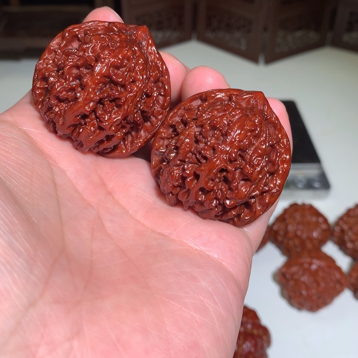 文玩核桃把件满天星41.2