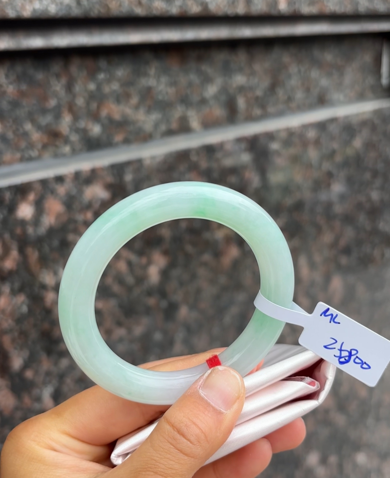 ML（上新）飘翠胖圆五十四圈翡翠a货手镯