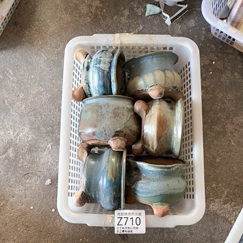 紫砂花盆710微瑕品口径7厘米左右的时间