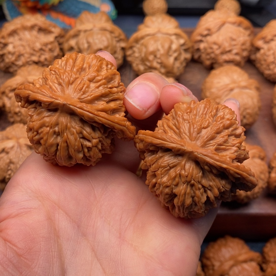 文玩核桃吊坠44全品精配平谷楼