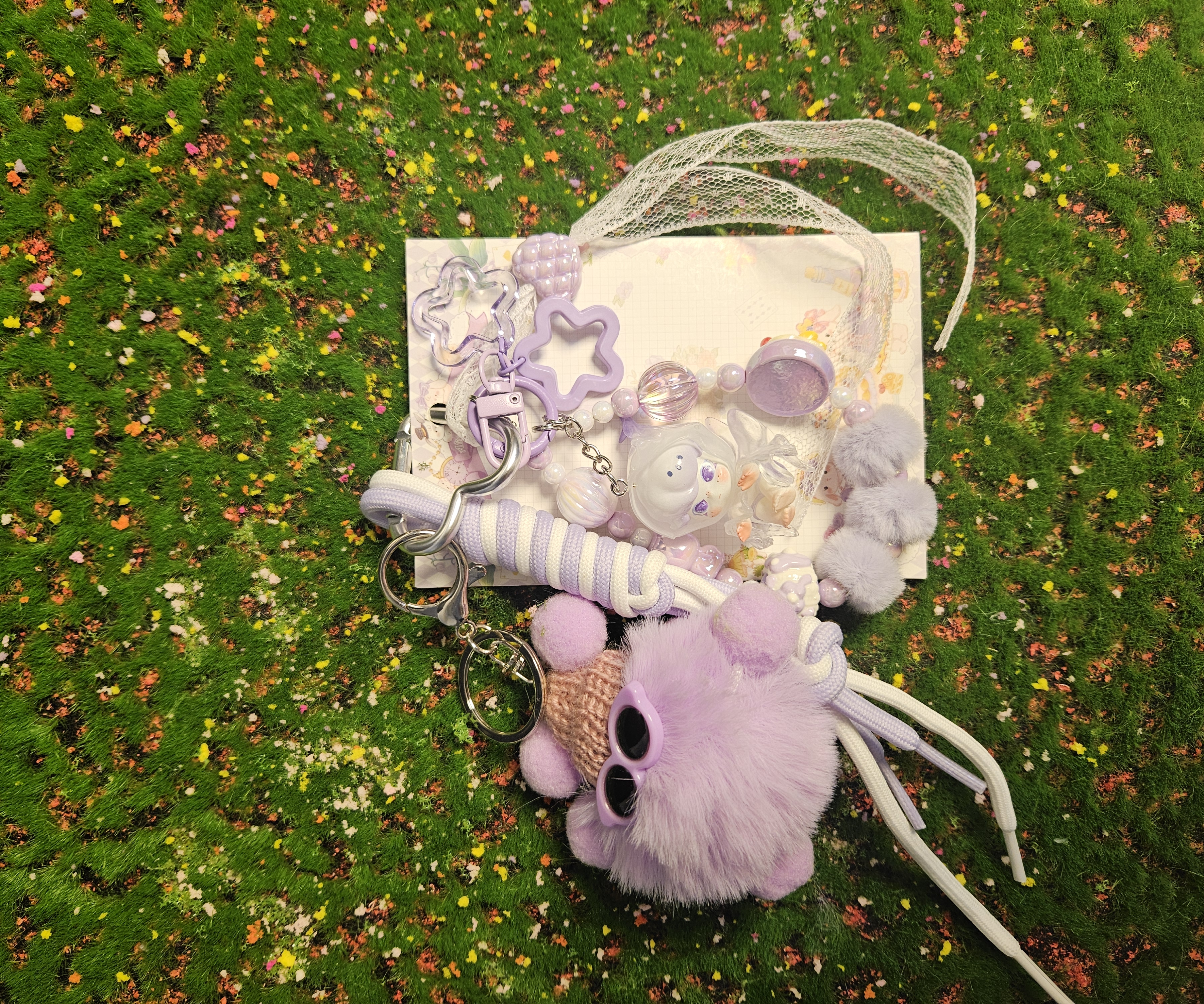 潮流DIY钥匙链手机链包挂改娃