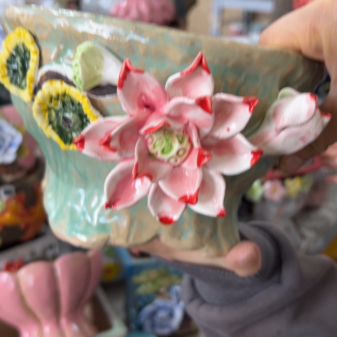 多肉花盆，满20发货爱退款拉黑