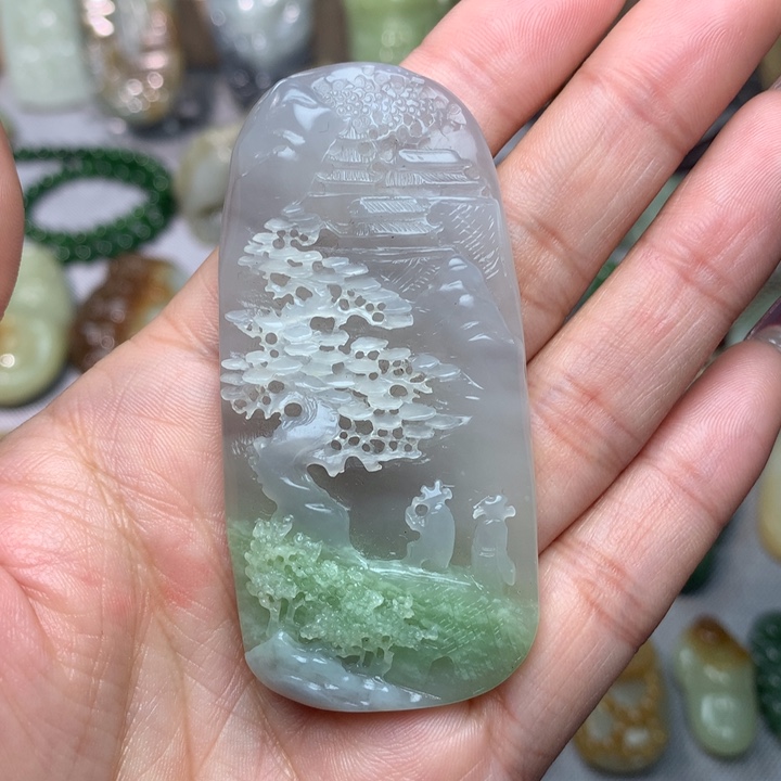 和田玉挂件未镶嵌