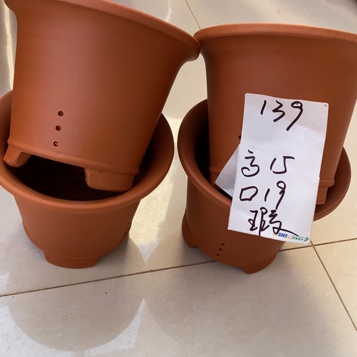 粗陶红陶绿植花盆139