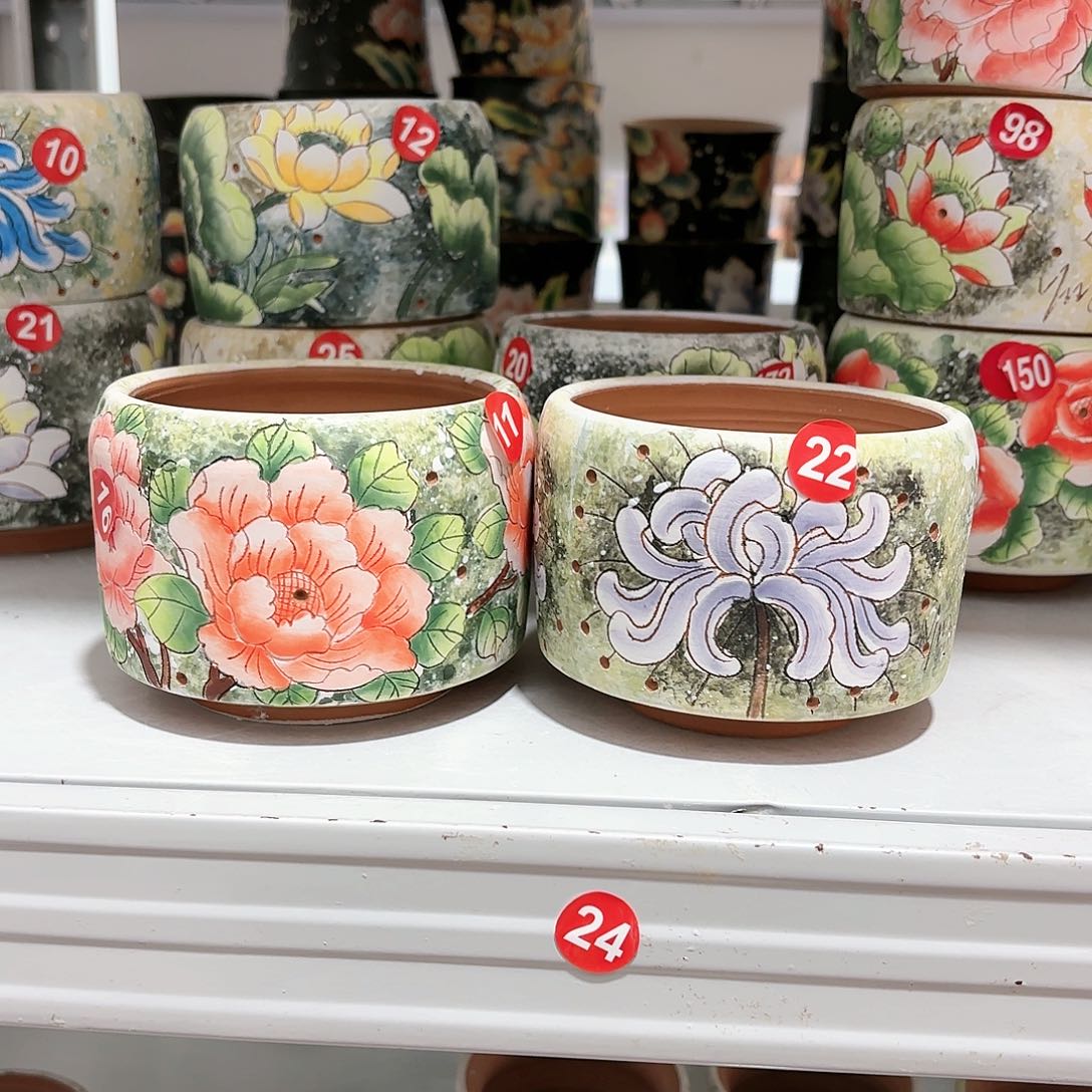 紫砂花盆手工花盆默认微瑕10/8