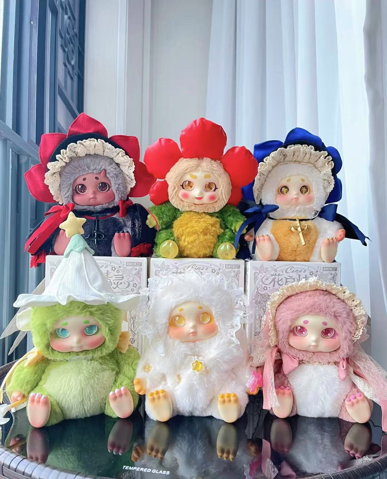 Cino花房精灵系列毛绒挂件摆件盲盒潮玩屋
