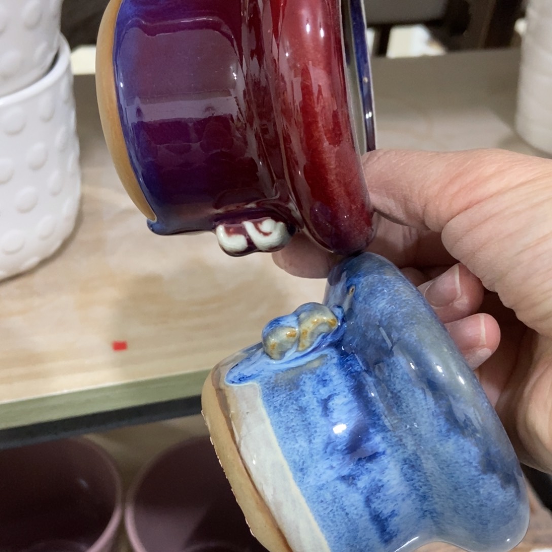 红陶高温陶瓷花盆