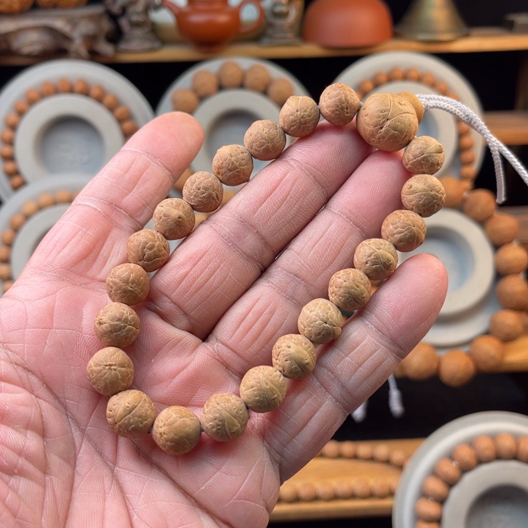 凤眼菩提吊坠11-11.3果冻皮玉化皮同树籽