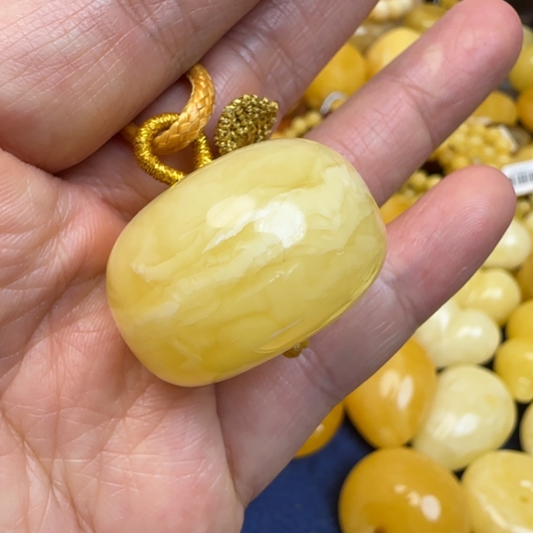 蜜蜡未镶嵌颈饰天然蜜蜡