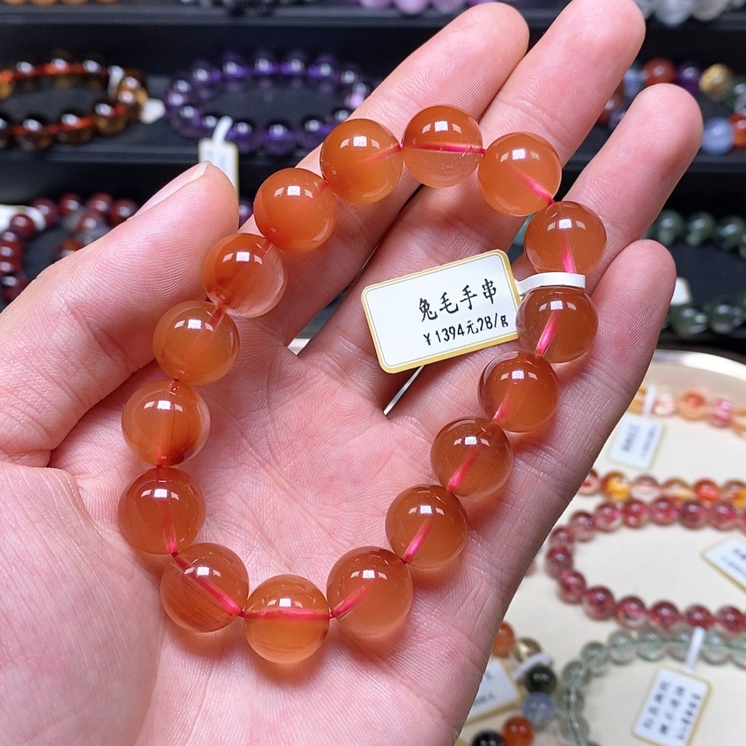 水晶手串未镶嵌手串13.2