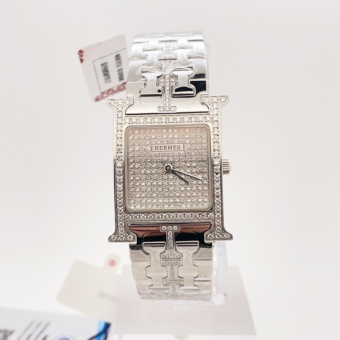 99新 Hermes/爱马仕 石英腕表后钻 26mm/公价85999/jm3669