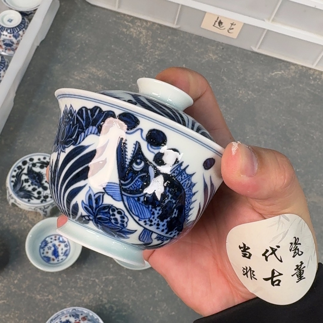 瓷摆件不识堂上新不挑品相小