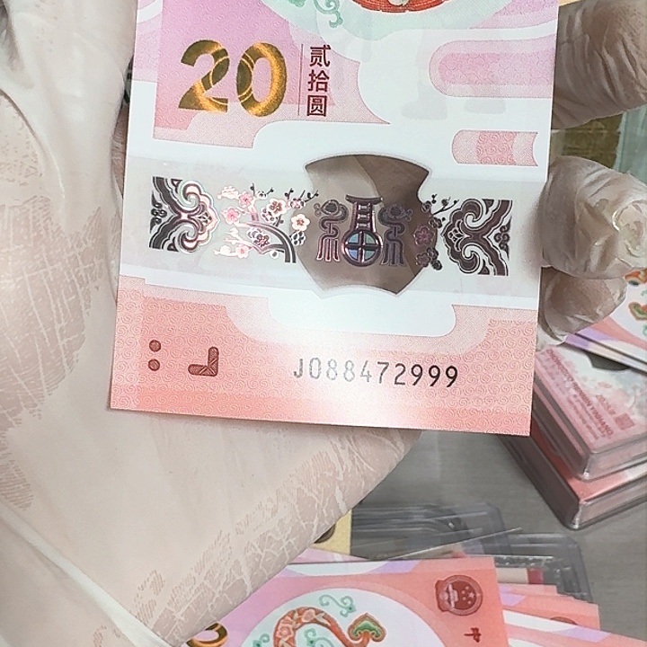 蛇钞纪念钞豹子号2999