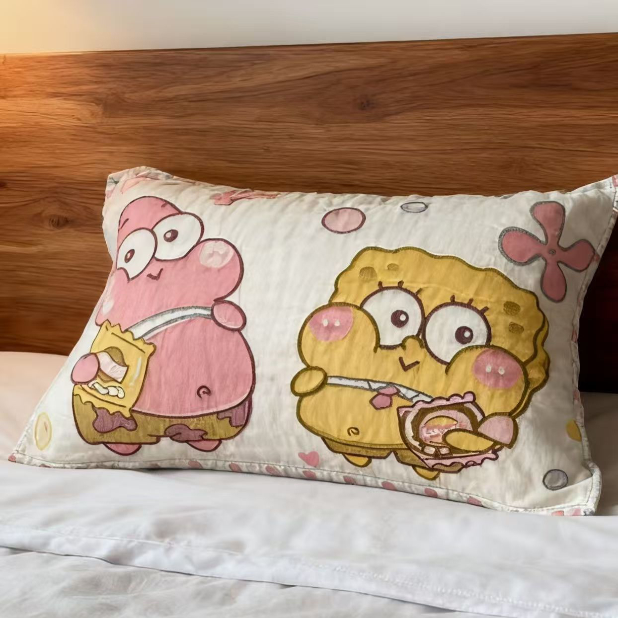 （好朋友）C52*78泡芙纯棉纱布加大加厚柔软四季通用透气成人枕巾