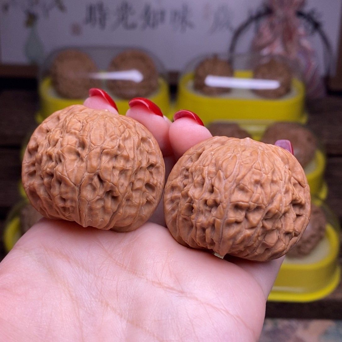 文玩核桃把件全品40尺正磨山地同树果2233