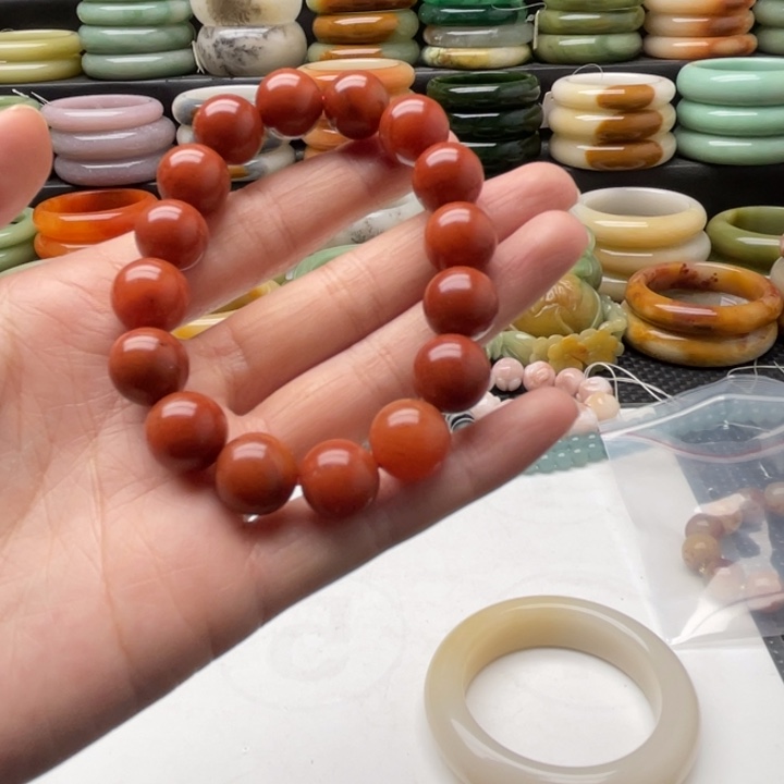 石英质玉手镯未镶嵌小****9