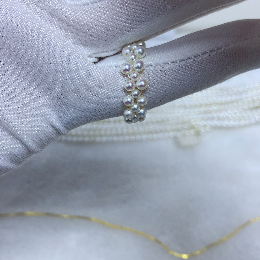 淡水珍珠未镶嵌戒指3-4