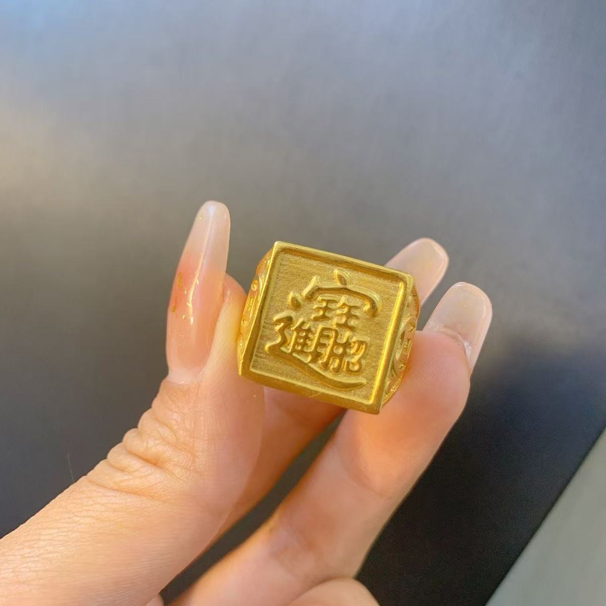 足银戒指 招财进宝戒指经典热销款