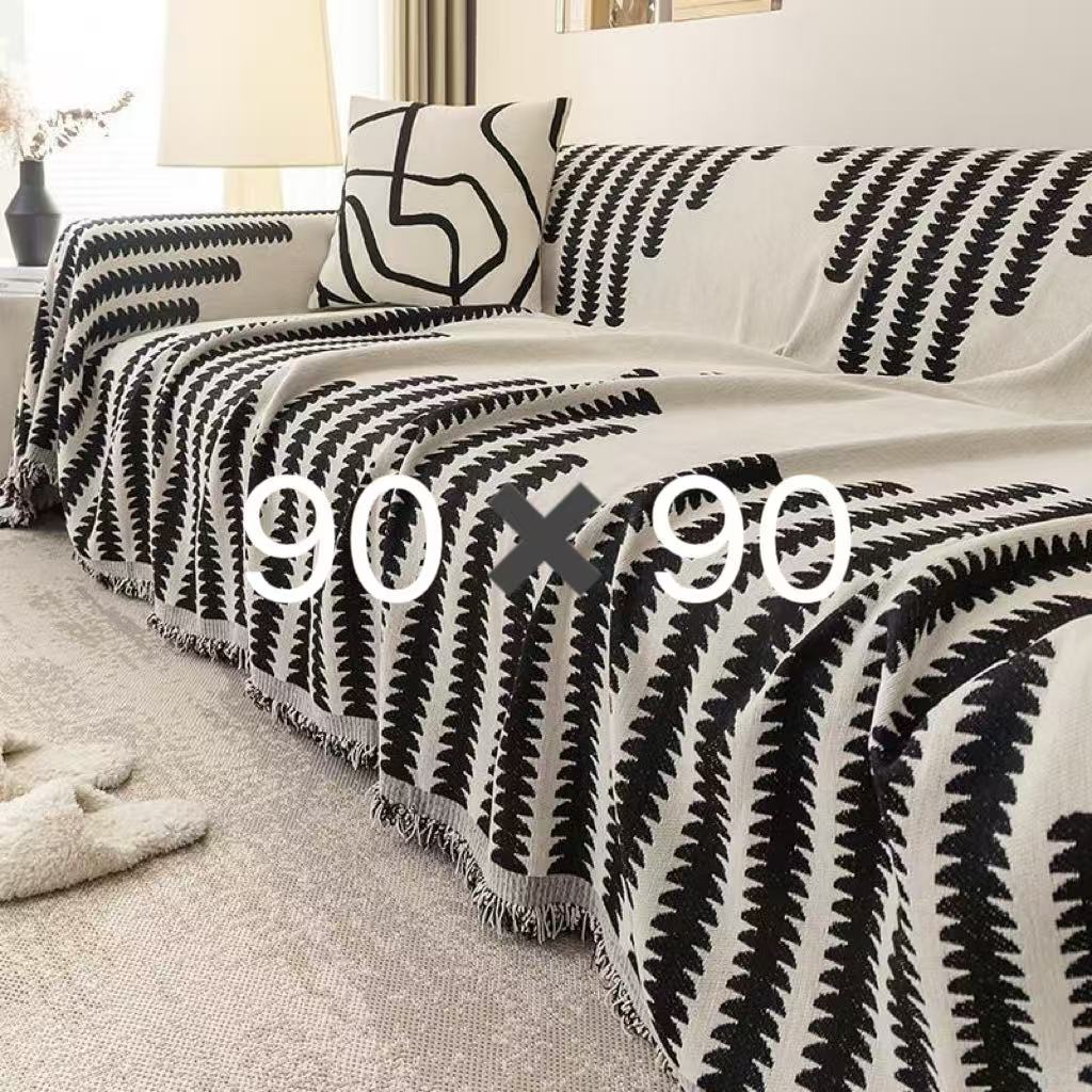 麦穗90*90单人位多功能沙发盖巾