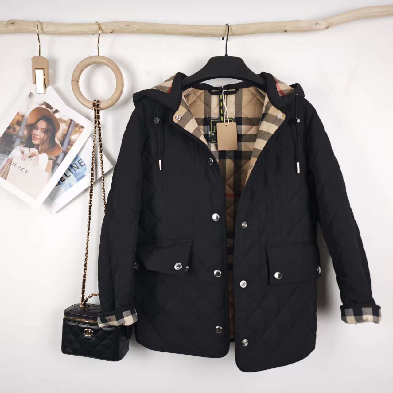 99新 BURBERRY/博柏利 海囤Q/巴宝莉上衣/xxs码/hs37778