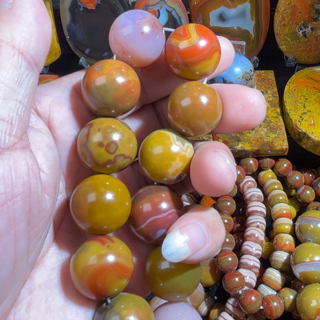 祥***9玛瑙/玉髓合金颈饰