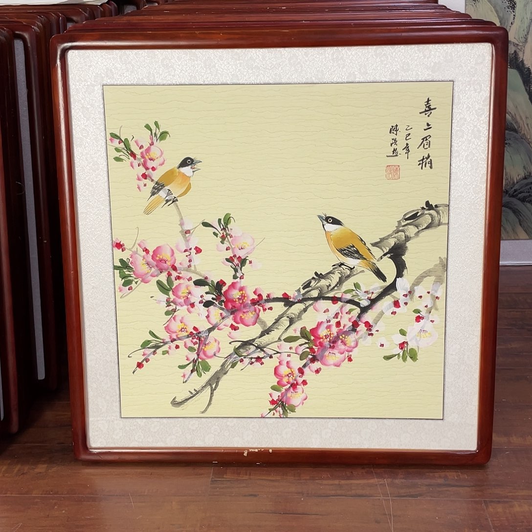 国画带框尺寸63*63厘米