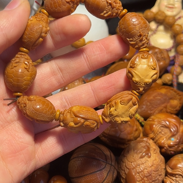 橄榄核手串/手链龙龟手串