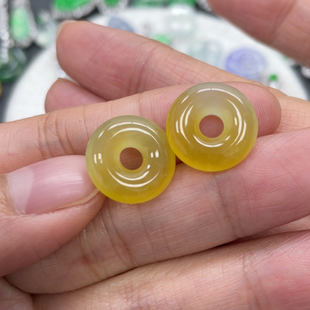 定制翡翠未镶嵌甜甜圈