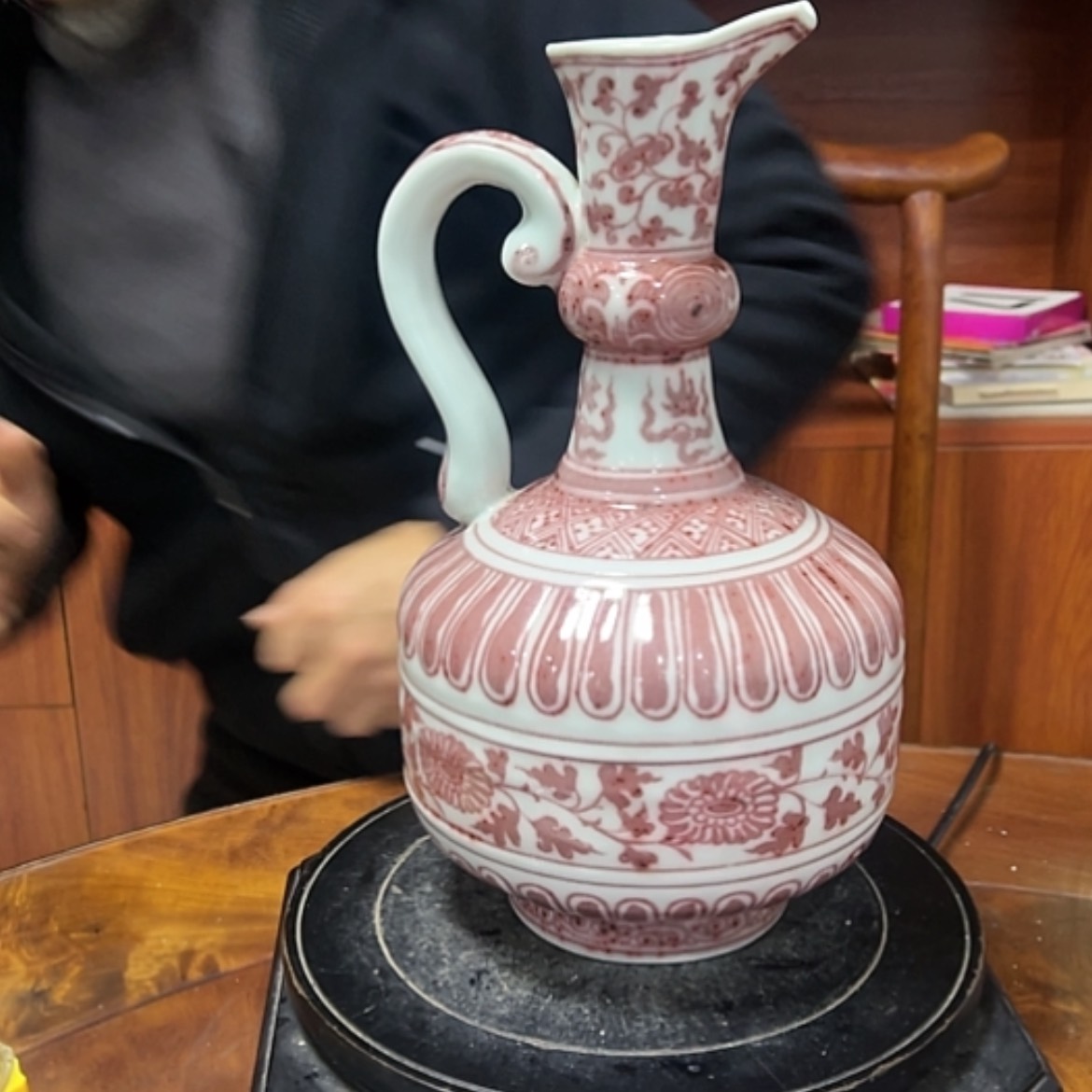 【闪购商品】釉里红壶非常很好