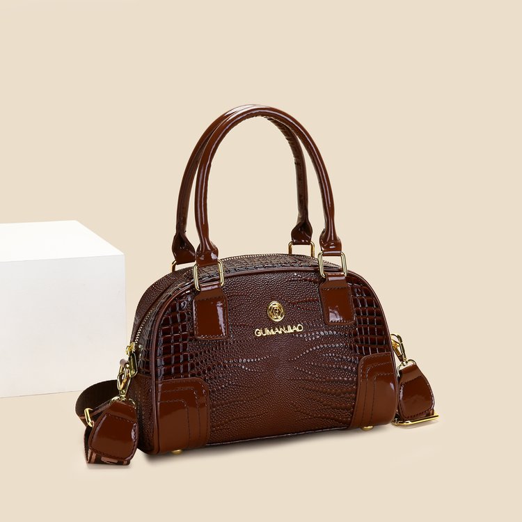 【BH】（底长24高16厚度11）新款时尚潮流单肩斜挎包3021深棕色