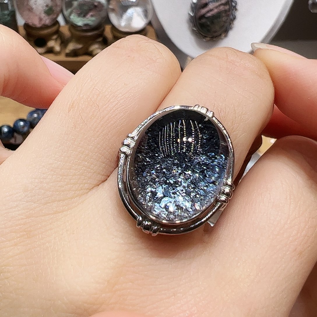 落***兒珠宝半成品水晶银S925镶嵌