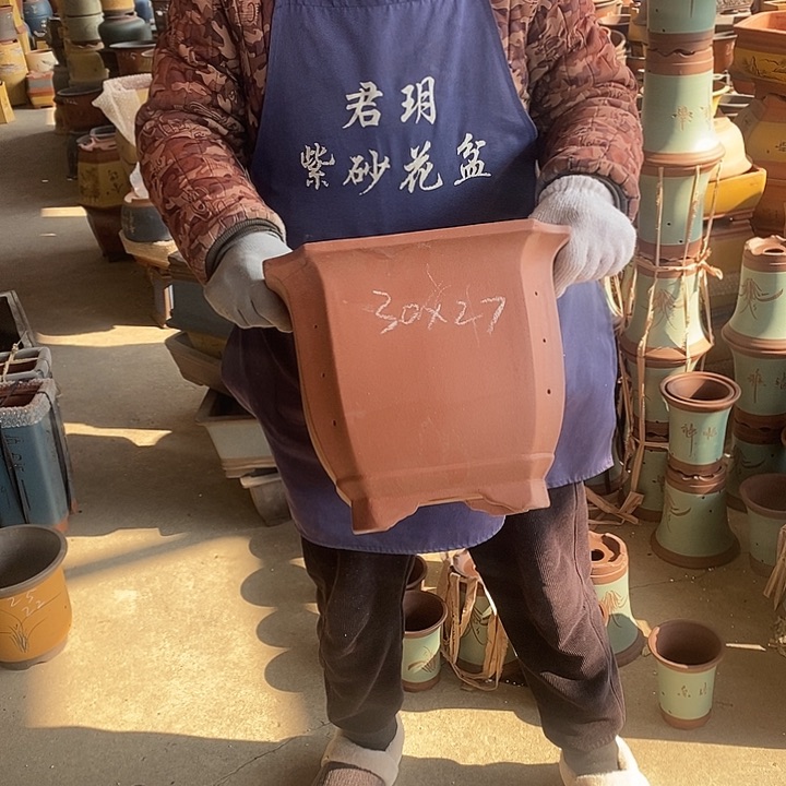 紫砂花盆紫砂花盆