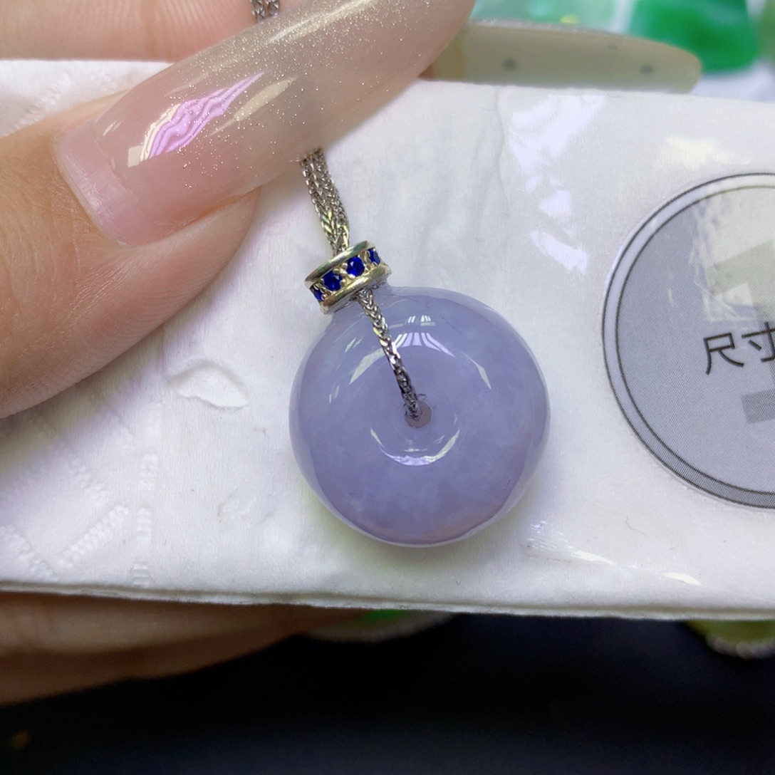 翡翠未镶嵌颈饰天然缅甸翡翠a货百元以上9元证书费自理