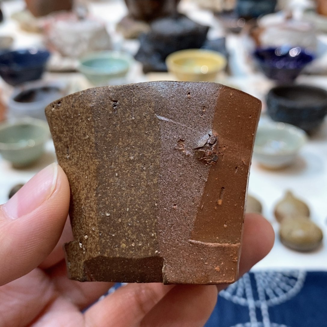 柴烧侘寂粗陶茶具