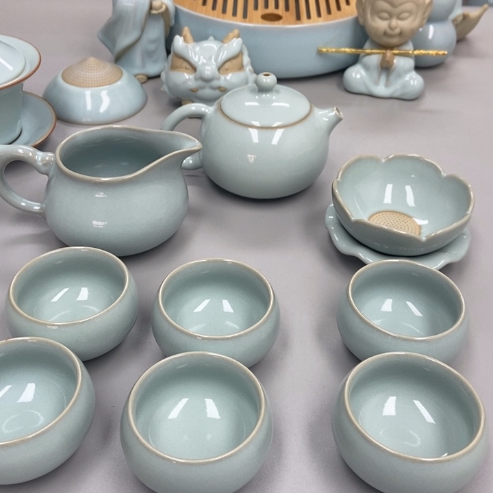 瓷天青色赵琳老师十件套