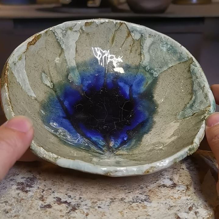 盘手工高温原矿窑变