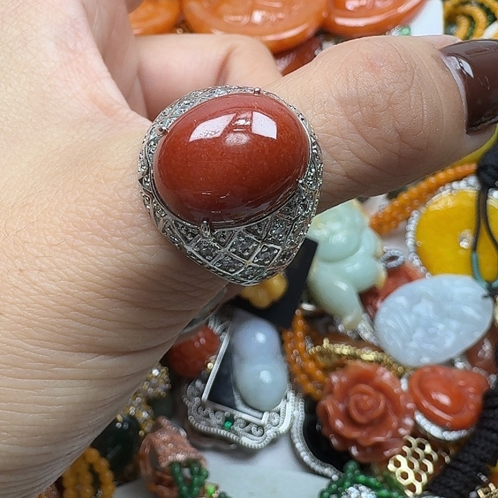 翡翠未镶嵌项链翡翠