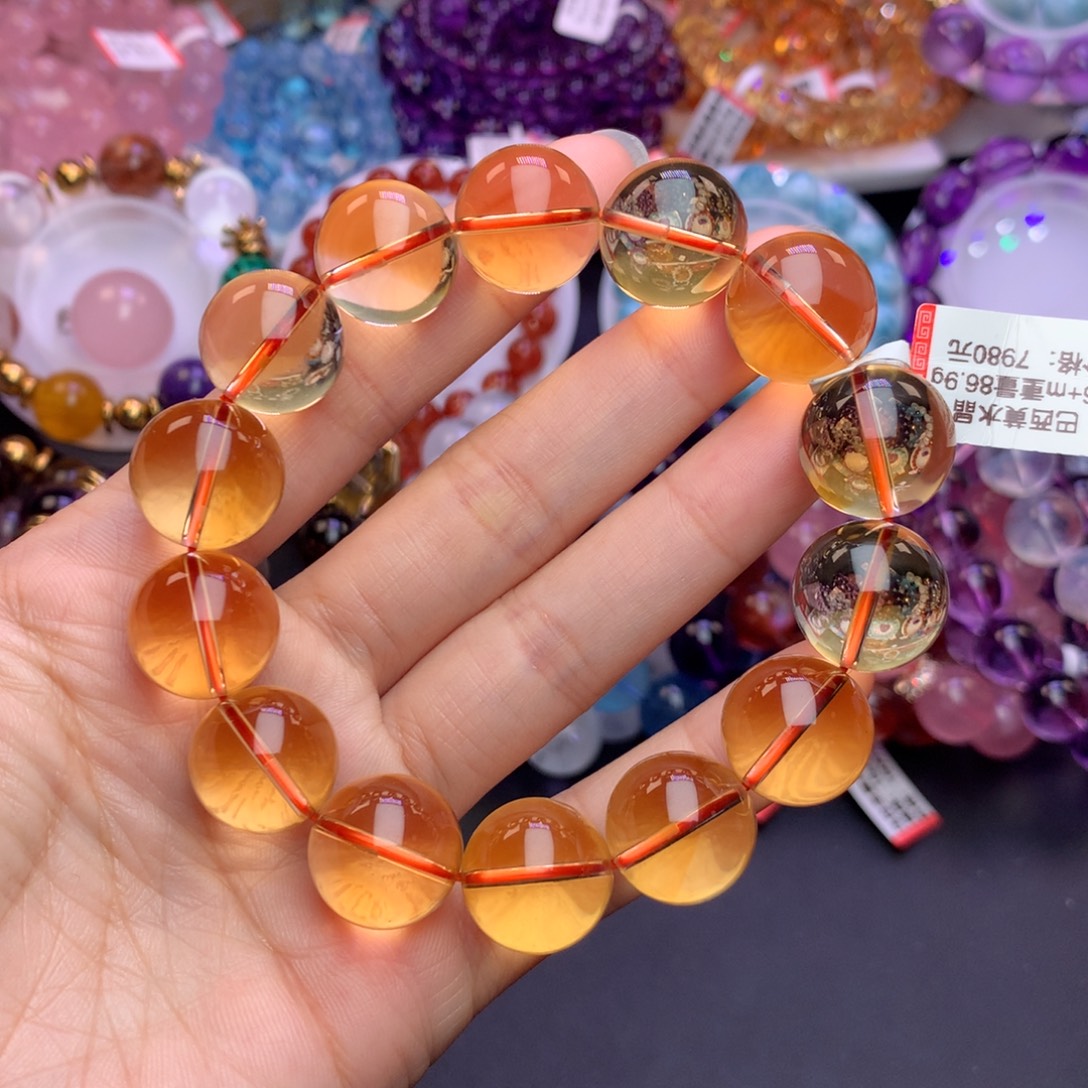 未镶嵌水晶手链手链