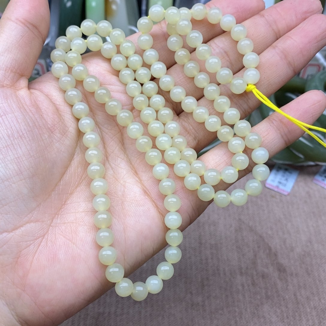 和田玉项链未镶嵌卡6