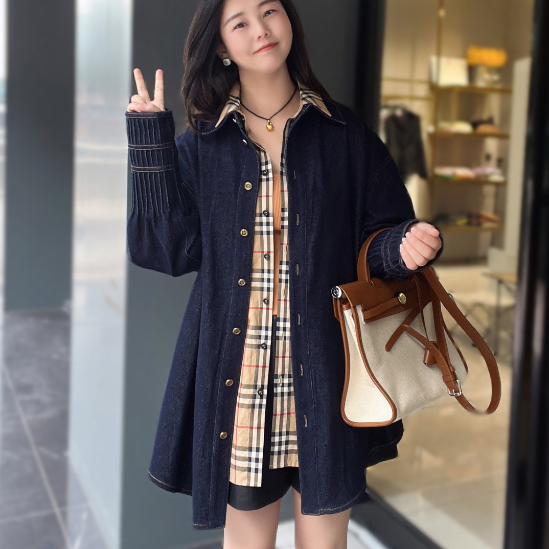 易缔媤牛仔厚款衬衣D43011H002