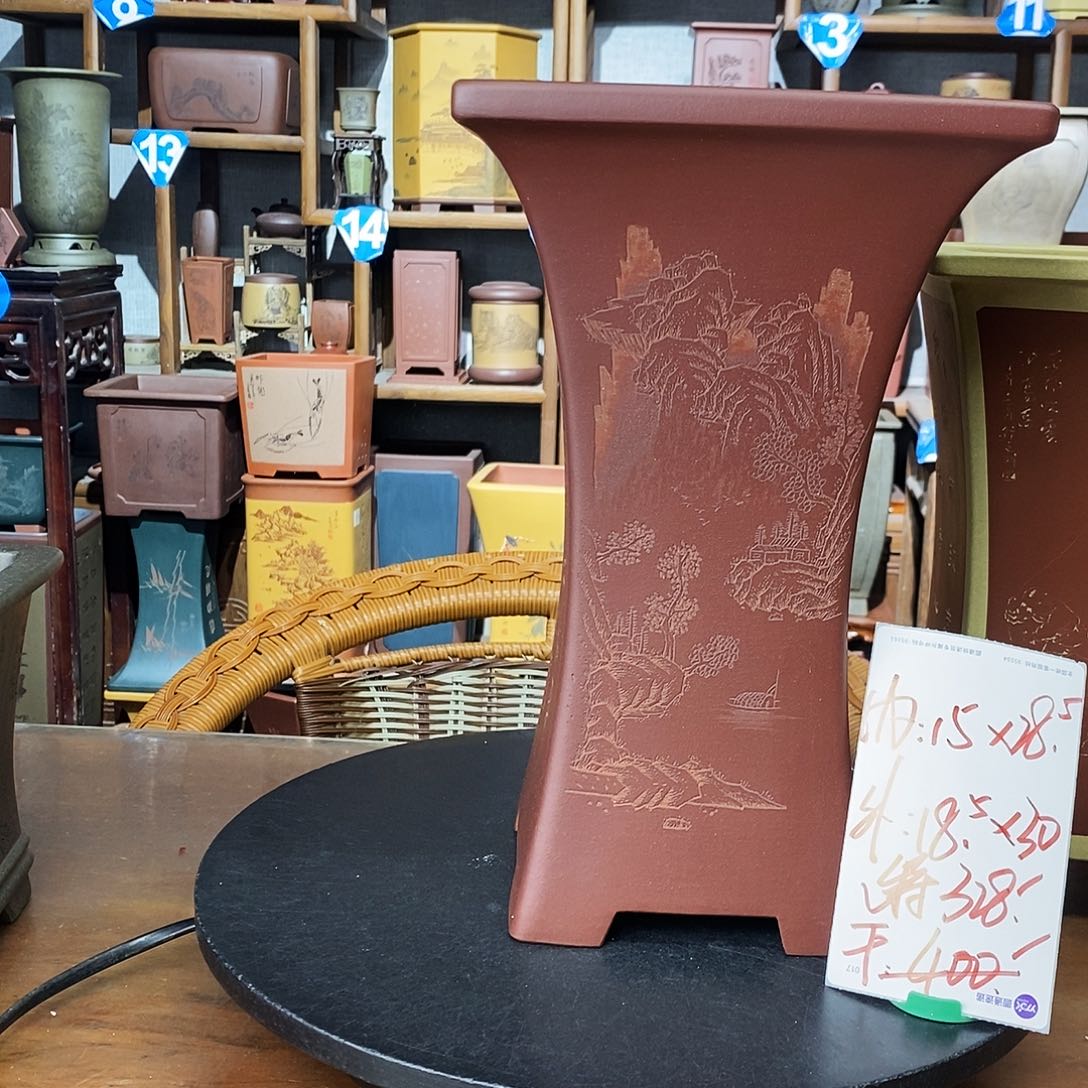 花盆紫砂潘涛老师经典爆款束腰盆特价