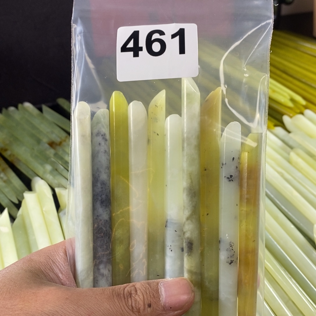 未镶嵌蛇纹石玉发簪