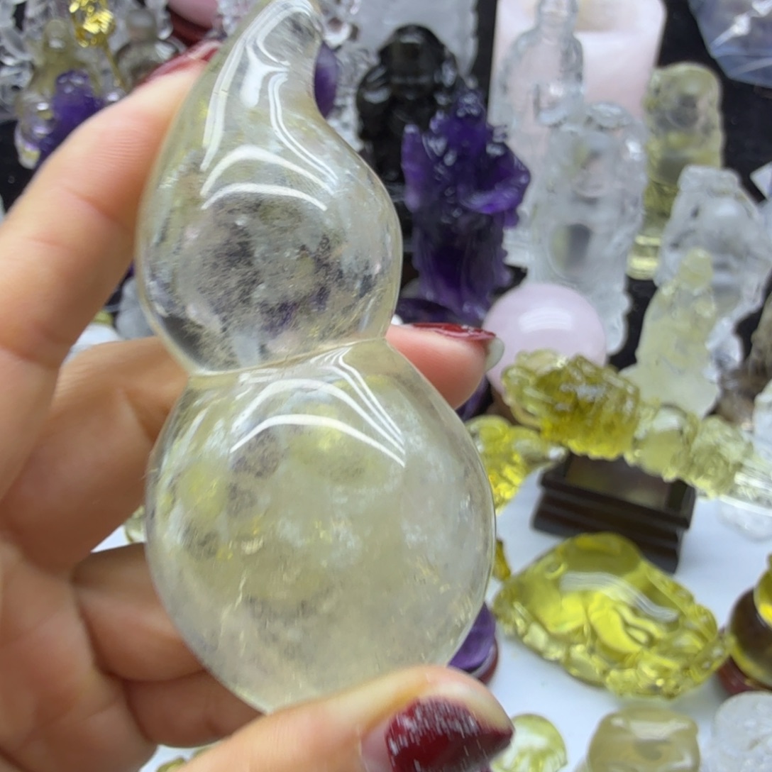 水晶未镶嵌珠宝半成品
