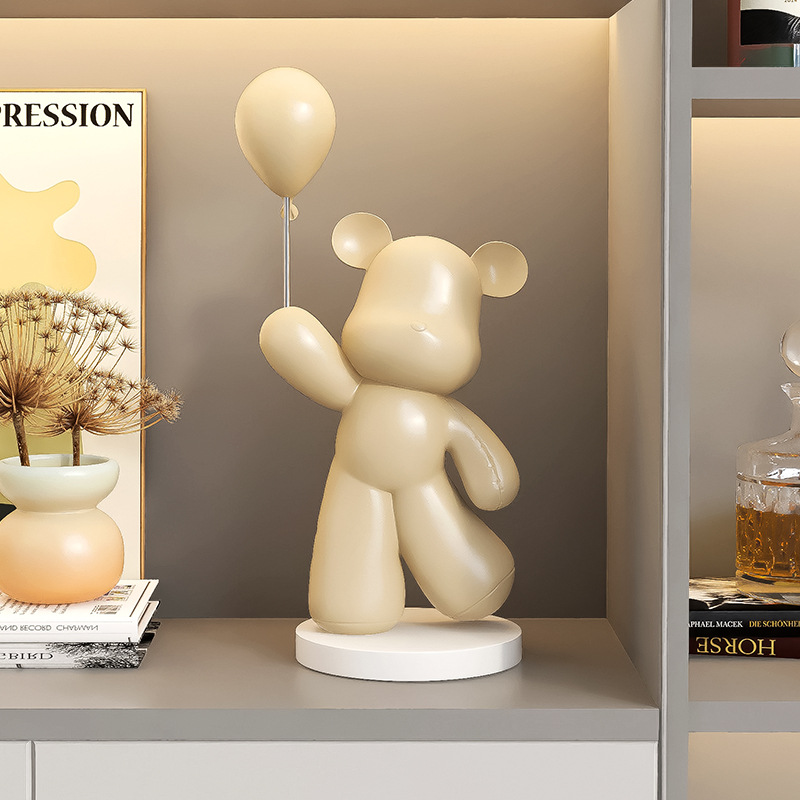 【新店福利】轻奢电镀暴力熊大气客厅电视柜酒柜装饰品摆件网红家