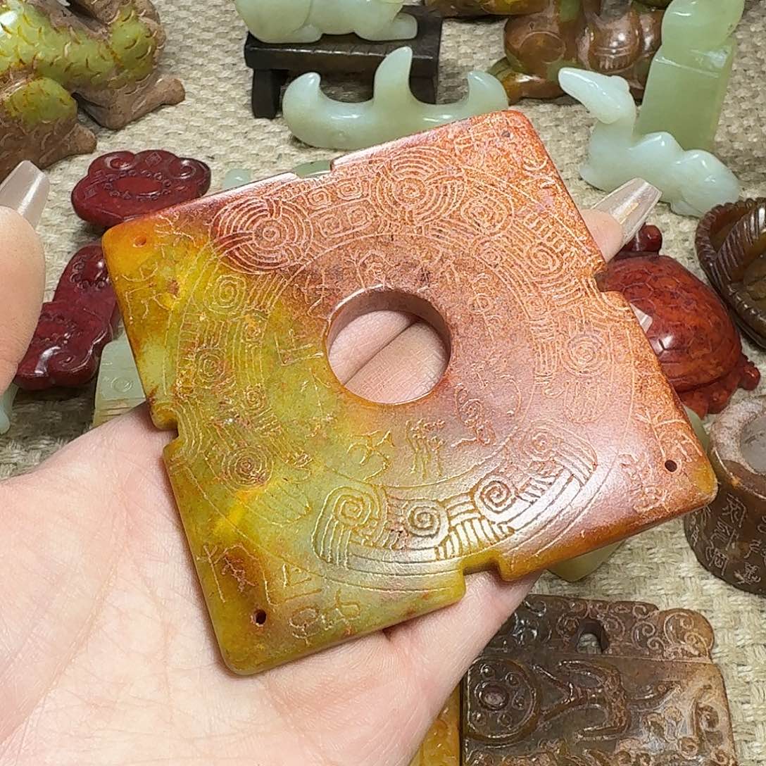 白玉菩提吊坠挂件