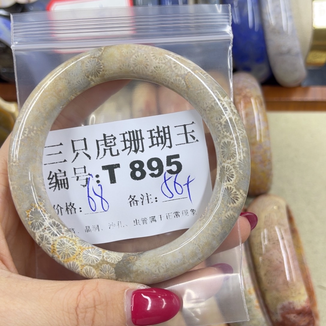 玲***9硅化珊瑚（珊瑚玉）h未镶嵌
