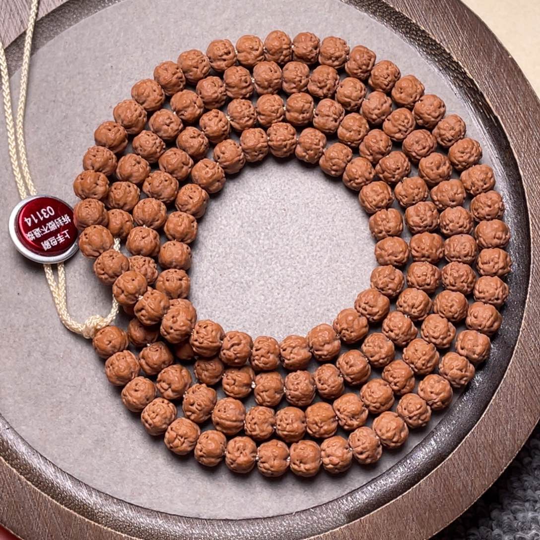 手串金刚菩提沉**今梅朵头货佛手108尺寸7